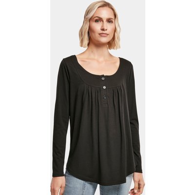 Urban Classics Ladies Viscose Button Up Longsleeve