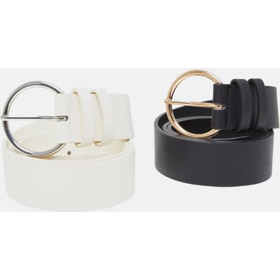 Urban Classics Basic PU Belt 2-Pack