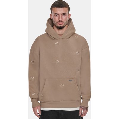 Dropsize Heavy Oversize Allover Embo Hoodie