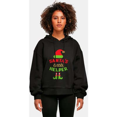 Merchcode Ladies Christmas Santa´s Little Helper Hoody