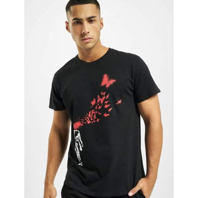 Merchcode Brandalised - Banksy´s Graffiti Butterfly Tee