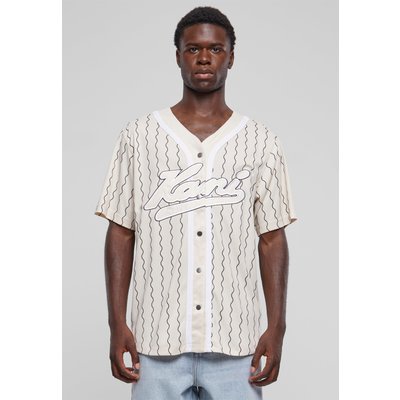 Karl Kani KK Varsity Ziczac Pinstripe Baseball Shirt