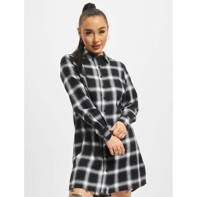 Urban Classics Ladies Cotton Check Shirt Dress