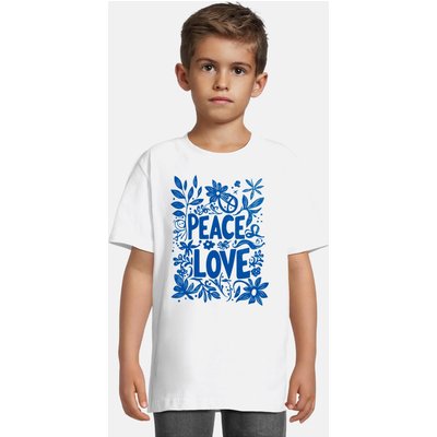 Merchcode Kids Peace Love - Basic Tee