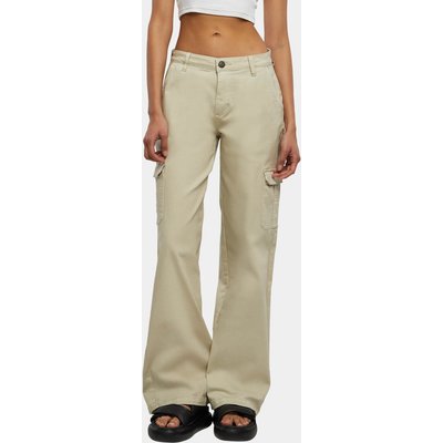 Urban Classics Ladies High Waist Straight Denim Cargo Pants