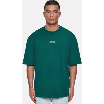 Dropsize Heavy Oversize Front Rubber Patch T-Shirt