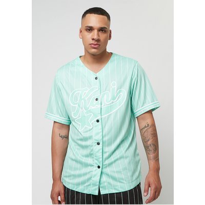 Karl Kani Star Logo Pinstripe Baseball Shirt