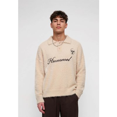 Hummel Script Logo Knit Polo Sweater