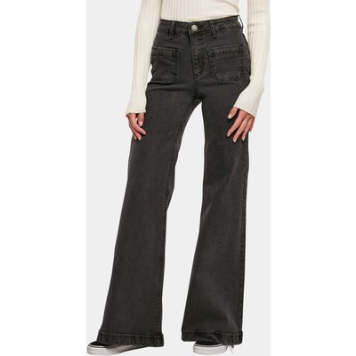 Urban Classics Ladies Vintage Flared Denim Pants