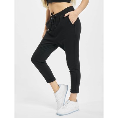 Urban Classics Ladies Open Edge Terry Turn Up Pants