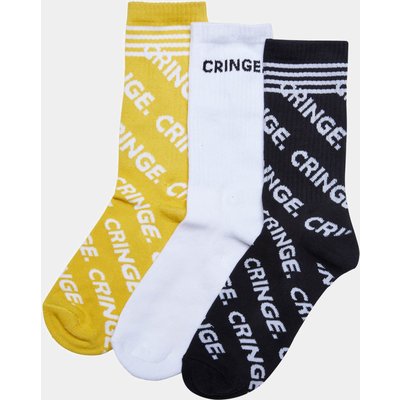 Mister Tee Cringe Socks 3-Pack