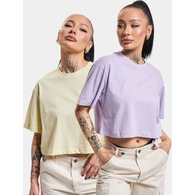Urban Classics Ladies Short Oversized Tee 2-Pack
