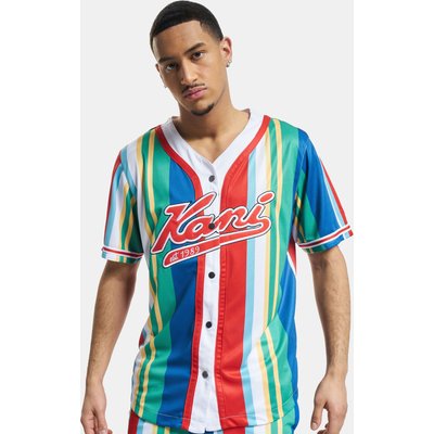 Karl Kani Varsity Striped Baseball Shirt