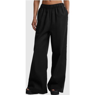 Urban Classics Ladies Linen Mixed Wide Pants