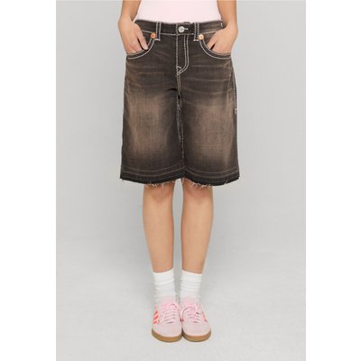 True Religion BAGGY DENIM JORT BIG T FLAP