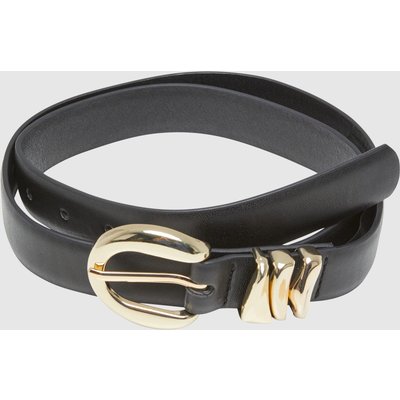 Urban Classics Chunky Multiple Loop Synthetic Leather Belt
