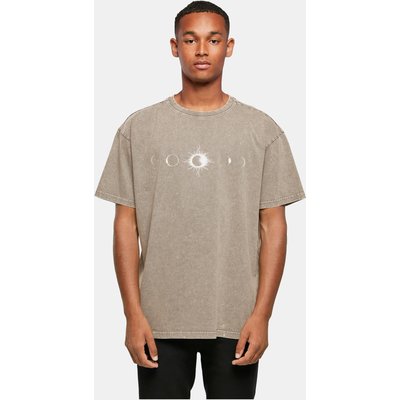 Merchcode Godsmack - Lunar Phases Acid Washed Oversize Tee