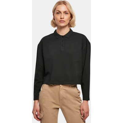 Urban Classics Ladies Short Oversized Polo Longsleeve