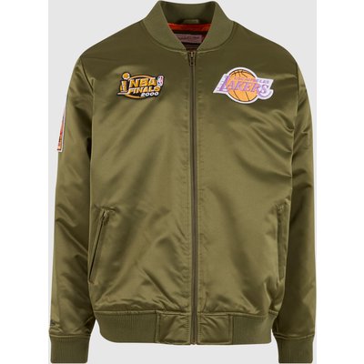 Mitchell & Ness NBA Flight Satin - LA Lakers Bomberjacke