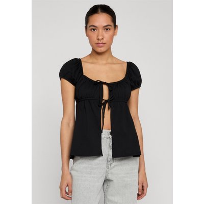 Urban Classics Ladies Ruffled Tee With Bows