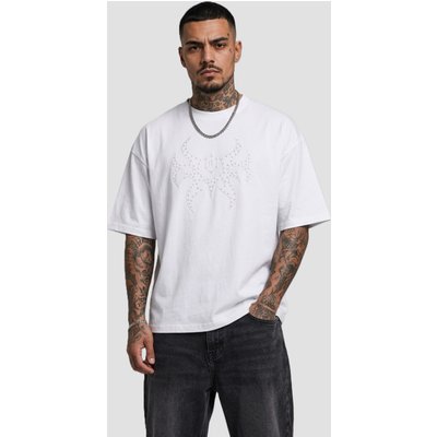 Favela Tribal Embroidery Rivet T-Shirt