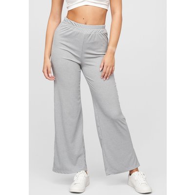 Cloud5ive Sommer Hose mit weitem Beinschnitt und Ribbed Material