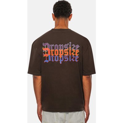 Dropsize Heavy Oversize Triple Logo T-Shirt