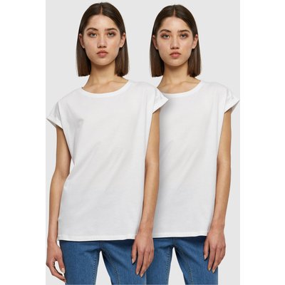 Urban Classics Ladies Extended Shoulder Tee 2-Pack