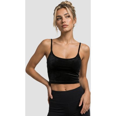 Urban Classics Ladies Short Velvet Top
