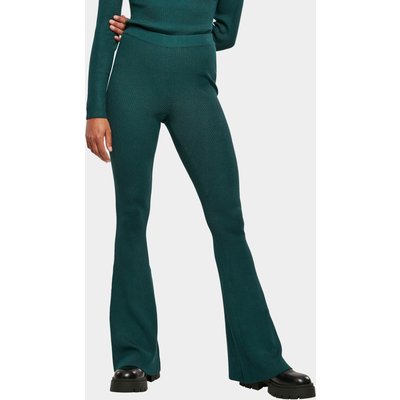 Urban Classics Ladies Rib Knit Bootcut Leggings