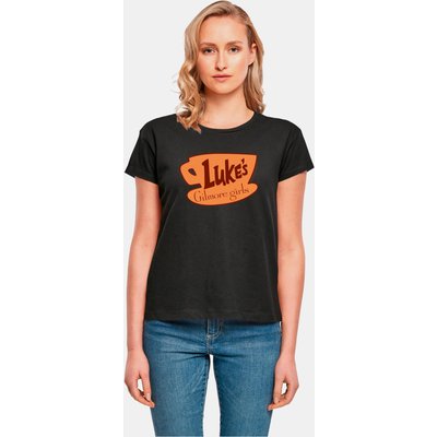 Absolute Cult Ladies Gilmore Girls - Luke's Logo Box Tee
