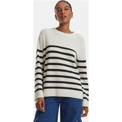 Urban Classics Ladies Rib Striped Pullover