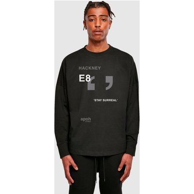 Merchcode APOH - Surreal Hackney Slogan Oversized Longsleeve