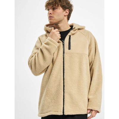 Urban Classics Hooded Sherpa Zip Jacket