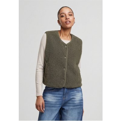 Urban Classics Ladies Buttoned Teddy Vest