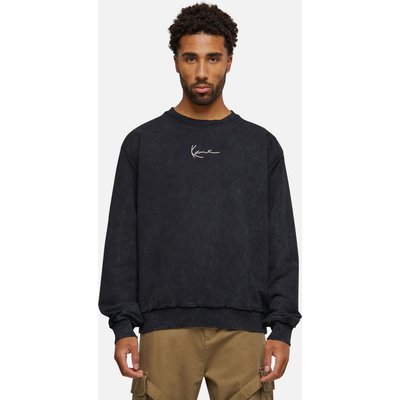 Karl Kani Small Signature Distressed Os Crew Sweatshirt