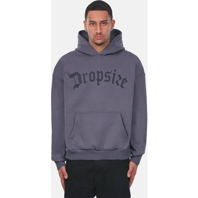 Dropsize Heavy Logo Design Hoodie
