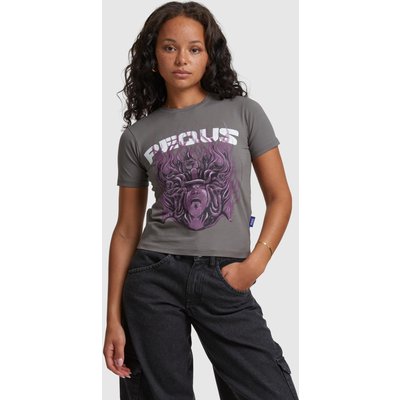 PEQUS Fitted Medusa Graphic T-shirt