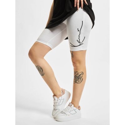Karl Kani KKWQ22003WHT Signature Cycling Short white
