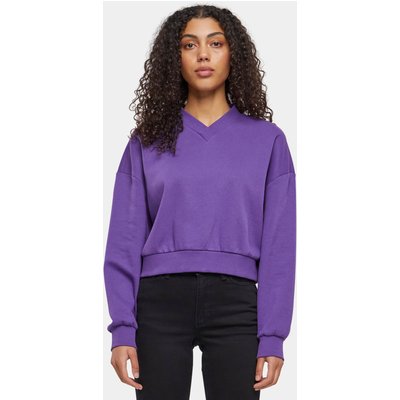 Urban Classics Ladies Cropped V-Neck