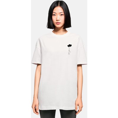 Merchcode Ladies Love In The Air Oversized Boyfriend T-Shirt