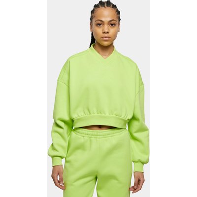 Urban Classics Ladies Cropped V-Neck