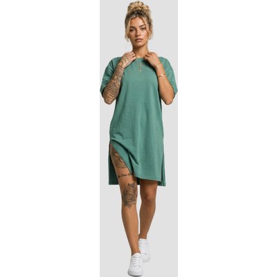 Urban Classics Ladies Essentials Oversized Slit Tee Dress