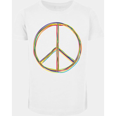 Merchcode Girls Peace - Multicolor Short Sleeve Tee