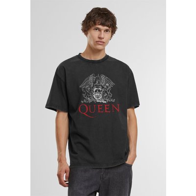 Merchcode Queen Logo Vintage Washed Loose Tee