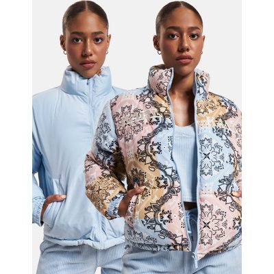 Karl Kani Retro Paisley Corduroy Reversible Puffer Jacket