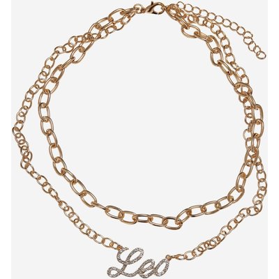 Urban Classics Diamond Zodiac Golden Necklace