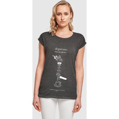Mister Tee Ladies Depresso Extended Shoulder