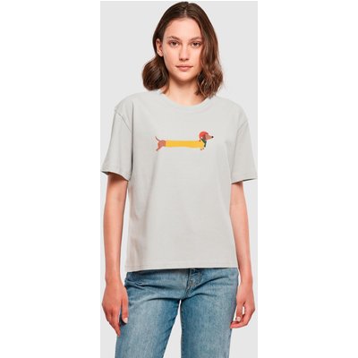 Merchcode Ladies Christmas Dog Tee