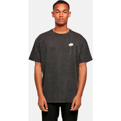 Merchcode Love In The Air Acid Washed Heavy Oversize Tee